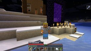 Minecraft 1.15 - Древний страж! Я очень испугался! Как дышать под водой ведром?