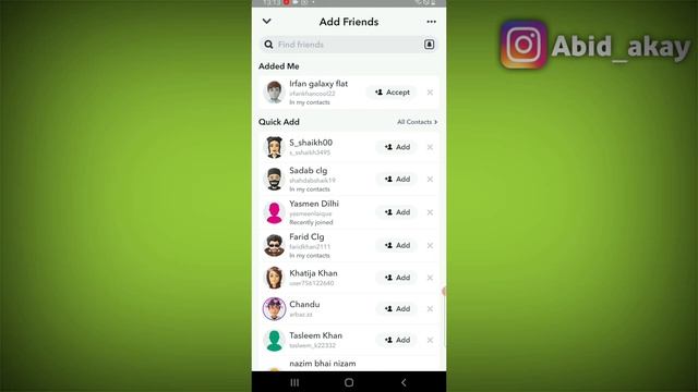 Snapchat Show me in Quick Add Settings смотреть онлайн