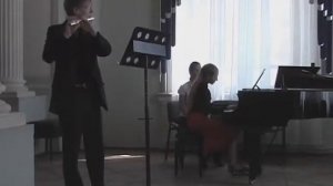 Л Либерман Соната для флейты и фортепиано ор 23 I часть