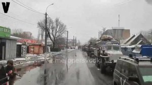 Российские войска в Бородянке. Киевская обл. Март 2022.