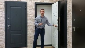 Входная дверь Лорд цвет Ясень белый