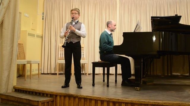 Вокализ М.Глинка, кларнет,  Михаил Филимонцев, 9 лет