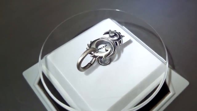 Серебряный кулон для мужчины Bico Dragon flame смотреть онлайн