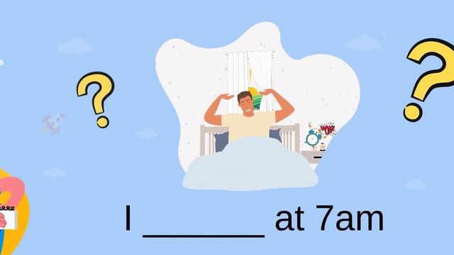 Present simple - Daily Routine Verbs - English ESL