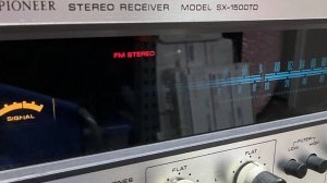 Винтажный стереоприемник Pioneer SX-1500 TD 1969-71 годов выпуска Японского Производства