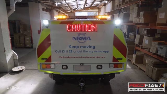 NRMA ROADSIDE ASSISTANCE SUPPORT VEHICLE ISUZU D-MAX AMBER LED WARNING LIGHTS BY REDFLEET смотреть онлайн