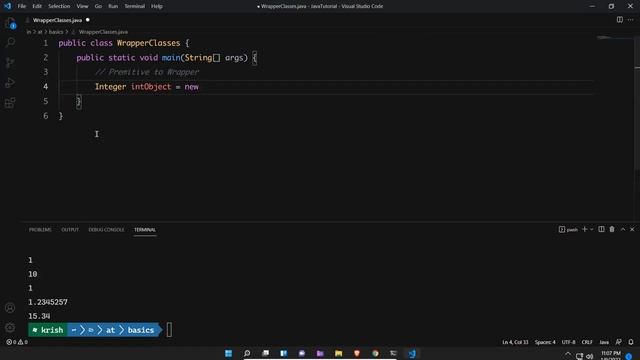 Wrapper Classes in Java | Java Tutorial For Beginners | Autoboxing | Auto Unboxing with Example