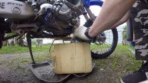 Замена масла на yamaha wr250f ( WR/YZ)