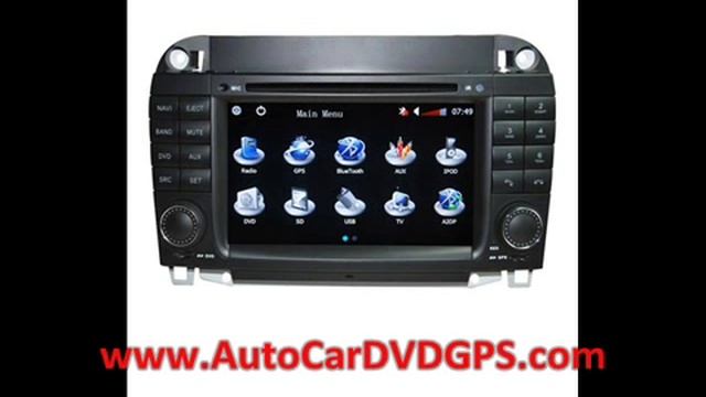 In-Dash Car DVD Player GPS Radio For Mercedes-Benz S W220 www.AutoCarDVDGPS.com смотреть онлайн