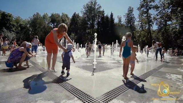 Музыкальный Пешеходный Фонтан в Казани