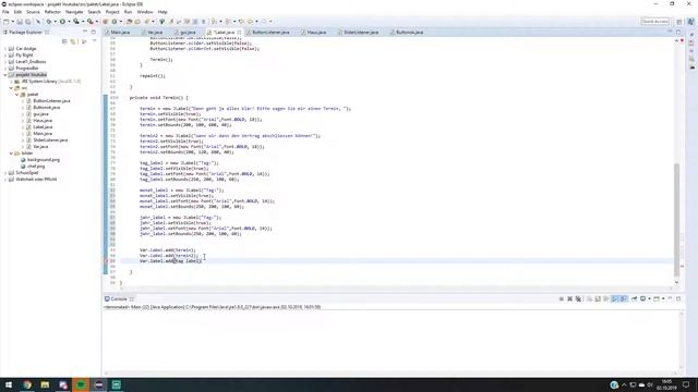 Eigenes Projekt programmieren Teil 7 in Java | Eclipse смотреть онлайн
