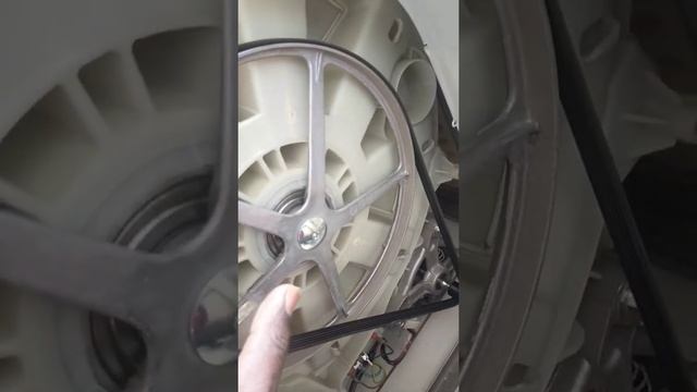 how to fit a washing machine drive belt