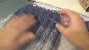 DIY Шапка спицами из остатков пряжи drops brushed alpaca silk "i Takiri"