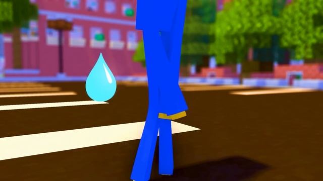 Monster School : BLUE MUTANT SAD ORIGIN STORY - Minecraft Animation смотреть онлайн