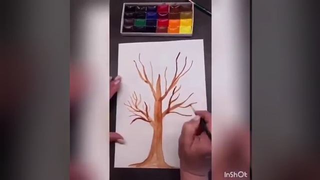 Рисование "Волшебное дерево" Субботина Н.В. смотреть онлайн