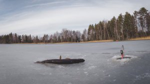 Лёд Трещит ППЦ Как, Но Щука Берёт. Ловля на жерлицы по последнему льду.