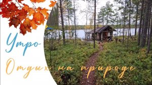 УТРО В ЛЕСУ | УТРЕННЯЯ КАРЕЛИЯ #карелия #осень #лес #рыбалка