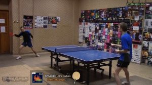 FH topspin по подрезке короткими шипами SPINLORD Degu 2,0 mm