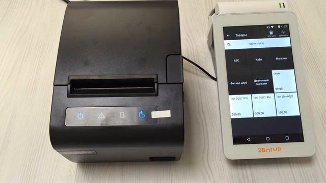Эвотор: Отложенные чеки + Принтер чеков смотреть онлайн