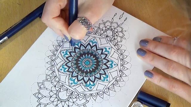 Рисую ЗЕНТАНГЛ  Zentangle Doodle art