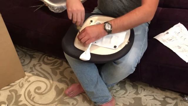 Как собрать офисное кресло // Онлайн-трейд.ру //Кресло для персонала Chairman 250 смотреть онлайн