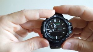 Взгляд на CASIO PRO TREK PRW-6000Y-1A. Main functoins and design
