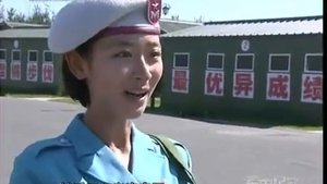 Парадная тренировка китайских женщин-солдат