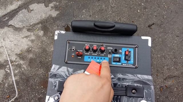 Управление портативной колонкой с USB MAO AS-Y8-2 смотреть онлайн