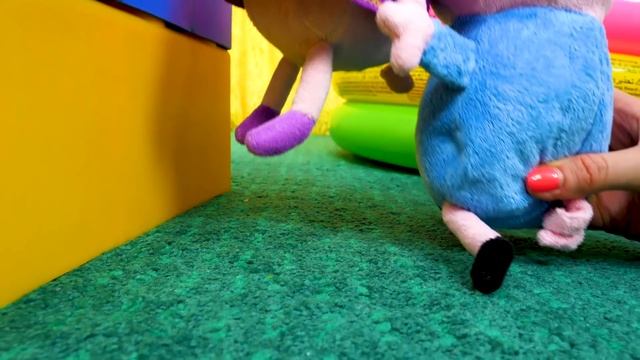 Свинка Пеппа и шумная дрель. Смешные видео для детей про игрушки Свинка Пеппа на русском языке смотреть онлайн