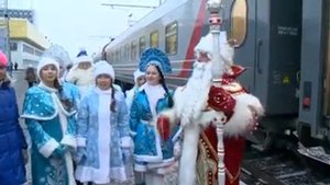 Пенза. 4 Декабря 2014 года. Встреча Деда Мороза "Бубы" - трижды лучшего деда мороза России.