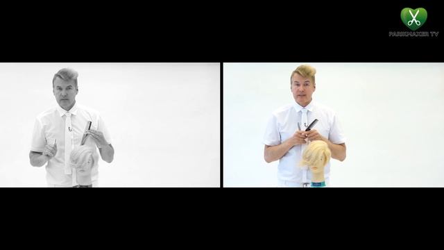 Особенности применнения филировочных ножниц. Вячеслав Дюденко parikmaxer.tv смотреть онлайн