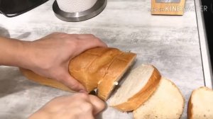 Сладкие гренки с яйцом и молоком . Вкус детства