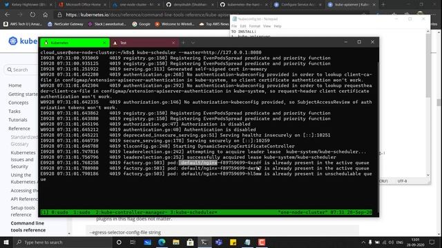 Deep Dive Kubernetes |One Node Kubernetes Cluster |Lab - Setup Kubernetes From Scratch | Lecture -