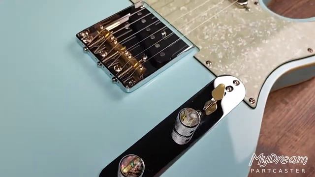MyDream Partcaster Custom Built - Sonic Blue Wenge Dreamsongs смотреть онлайн