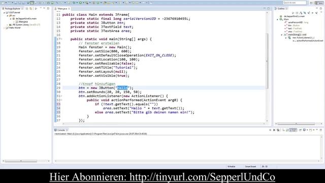 Java Tutorial (Advanced) #2 - Listener! (German/HD)