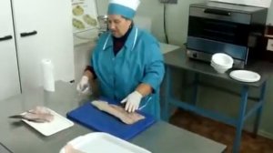 Разделка рыбы на филе часть 2