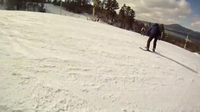 Big Bear Mountain snowboarding. USA, California. 2013 смотреть онлайн