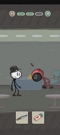 Stickman обезвредил бандитов