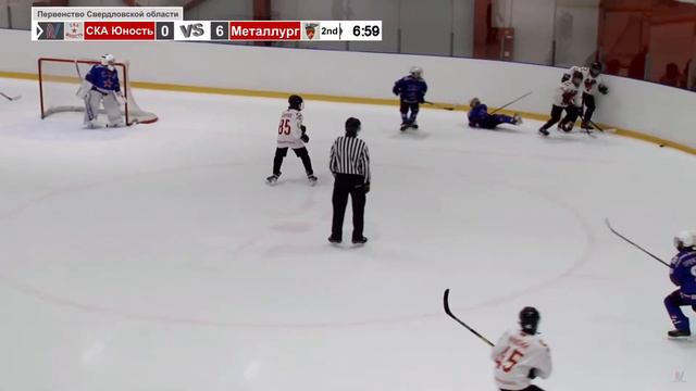 СКА Юность 2012 - Металлург В.Пышма 2011. Первенство Свердловской области. 21.01.2023 смотреть онлайн