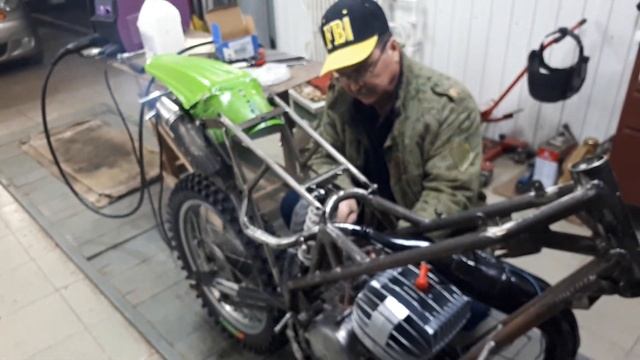 как собрать питбайк своими руками смотреть онлайн