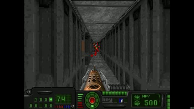 MARS 3D  終極戰士 DOSBox - Level 04 - No Commentary All Secrets