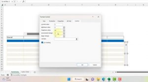 How to create Scrollable Table and Chart in MS Excel