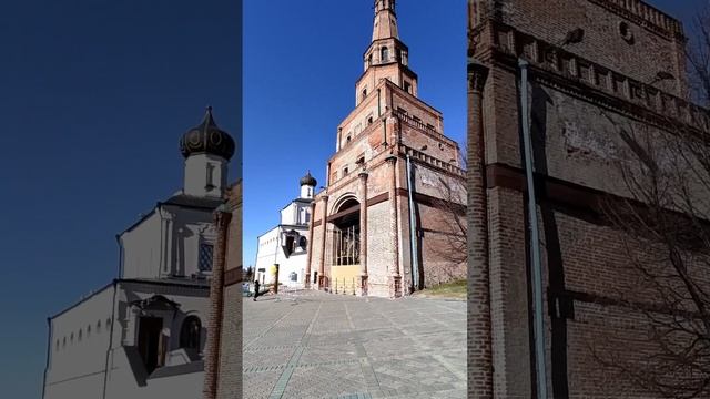 Пизанская башня в России #татарстан #казань #рек Leaning Tower of Pisa in Russia