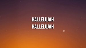 Alexandra Burke - Hallelujah (Lyrics)