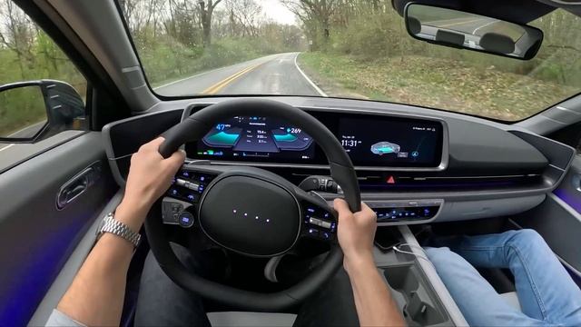 2023 Hyundai IONIQ 6 Limited AWD - POV First Driving Impressions смотреть онлайн