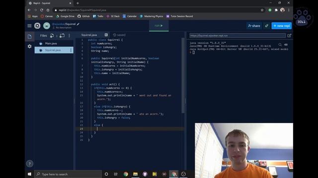 Intro to Java: 3. Constructors and If-else Statements смотреть онлайн