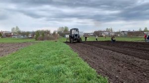 Нарезаем гребень на МТЗ-82 2021 Посадка картофеля