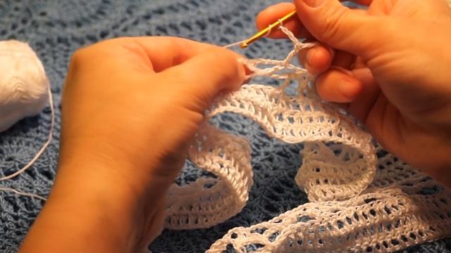 Летняя белая ажурная туника.How to crochet  tunic. (В №60)