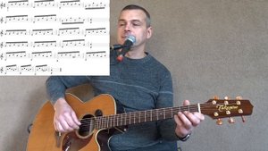 ТЕТРАДЬ ГИТАРИСТА   Ф.КАРУЛЛИ ''ВАЛЬС''  РАЗБОР  2 часть