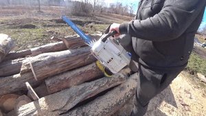 HOLZFFORMA G111. Самая мощная однорукая бензопила, которую я видел !